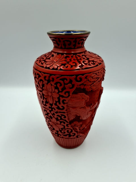Kinesiske lak vase